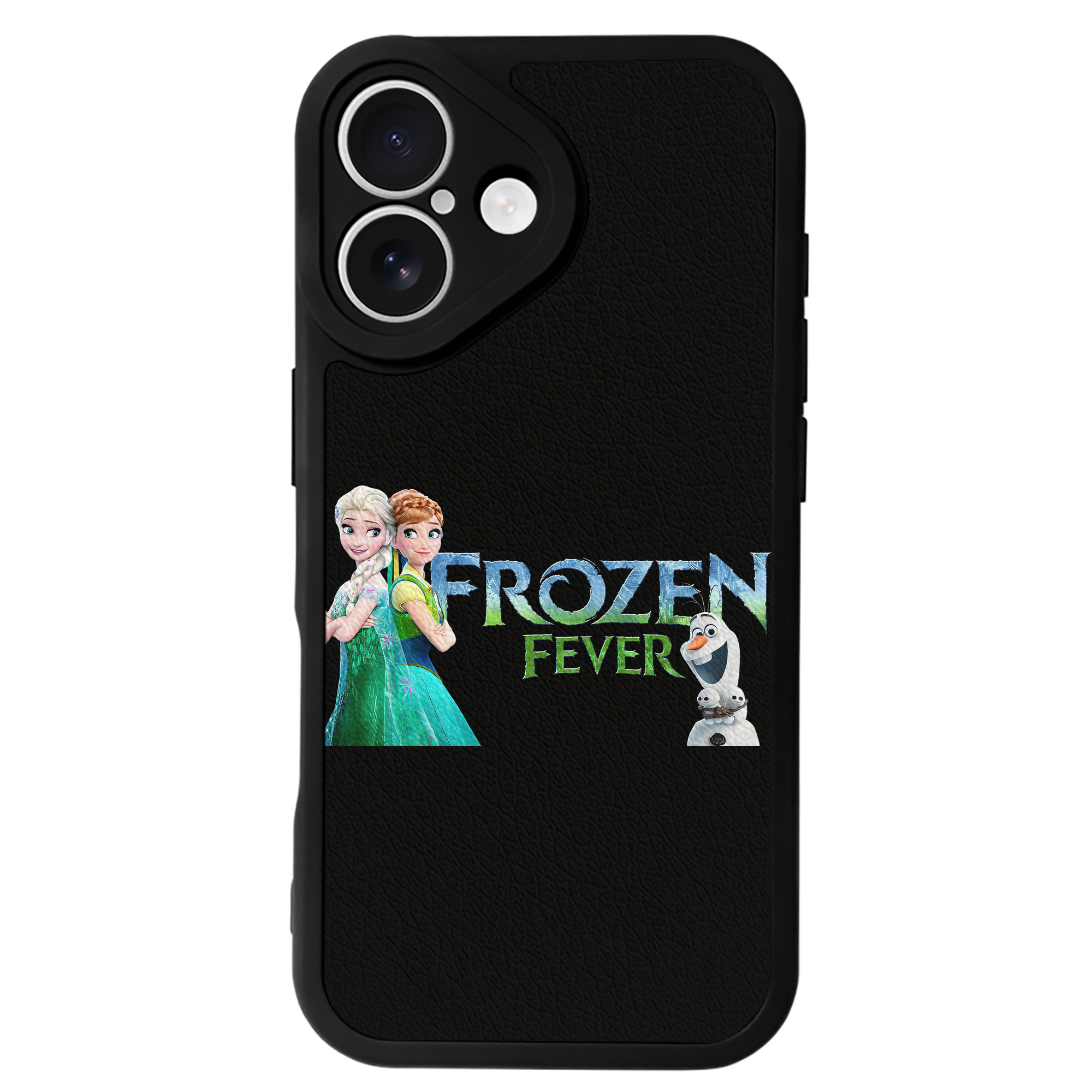 （画像用） アナと雪の女王 アンナ エルサ Frozen Anna Elsa 【iPhone 16シリーズ対応】シリコンスマホケース（レザー調） 材質：シリコン